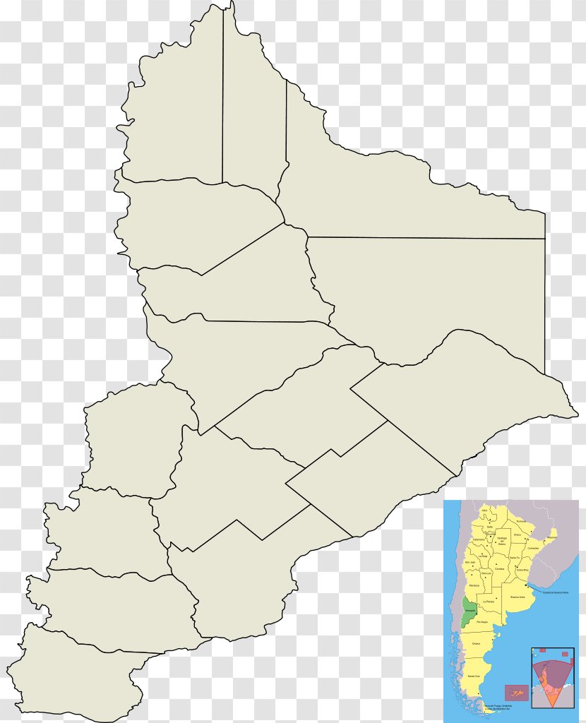 Independiente De Neuquén Map Wikipedia - Argentina Transparent PNG