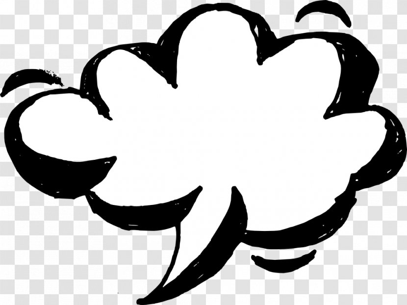 Drawing Speech Balloon Clip Art - Flowering Plant - Doodle Transparent PNG