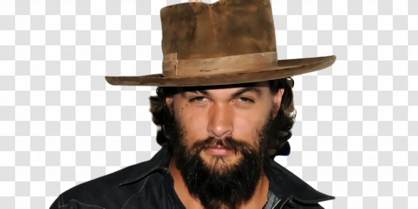 Jason Momoa - Beard - Fedora Headgear Transparent PNG