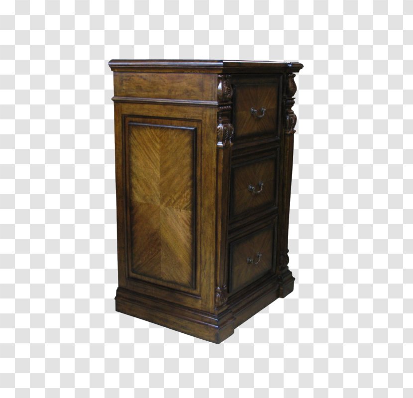 Chiffonier Bedside Tables Drawer Antique - Nightstand Transparent PNG