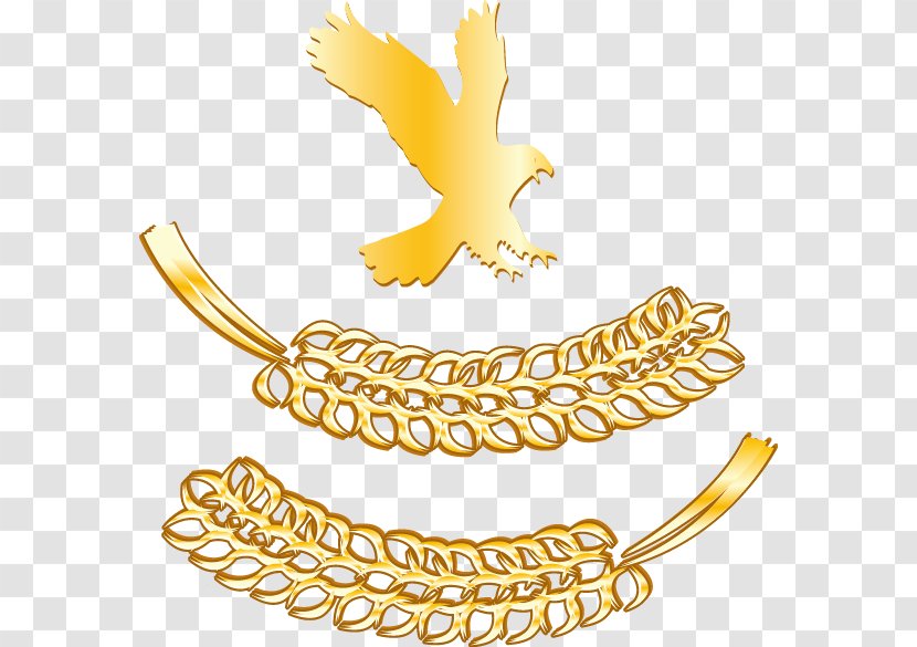 Metal Icon - Yellow - Fine Chain Dove Of Peace Transparent PNG