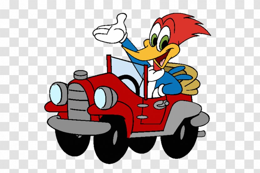 Woody Woodpecker Sheriff Bugs Bunny Car - Cartoon - Pocoyo Transparent PNG