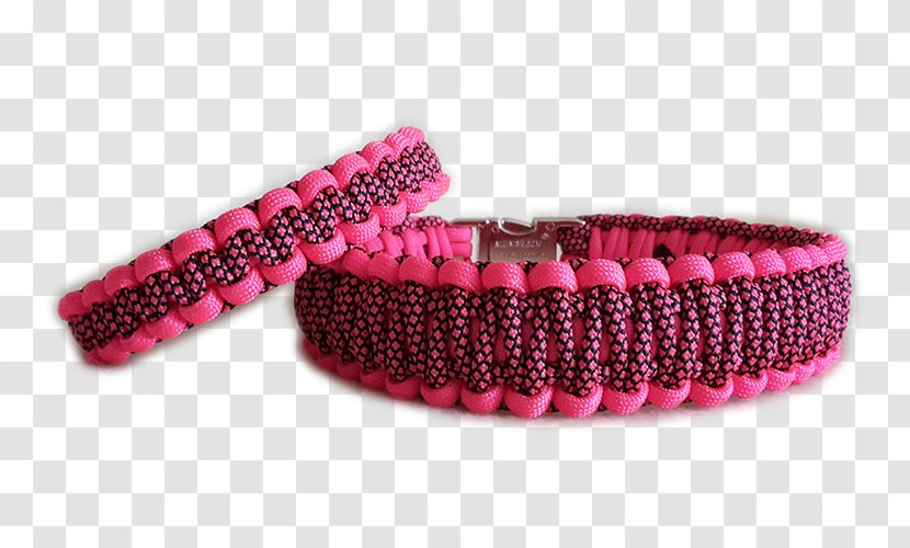 Bracelet Collar Parachute Cord Jewellery Diamond - Closure - Pink Diamonds Transparent PNG