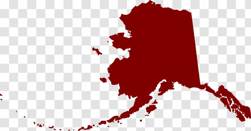 Flag Of Alaska Map - Symbol Transparent PNG
