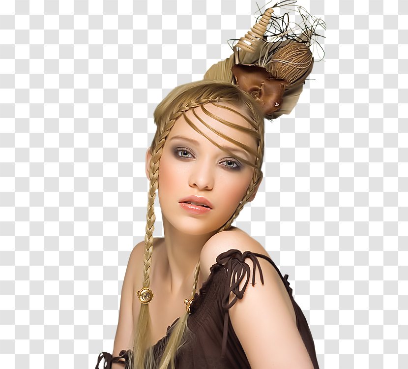Woman Painting Hairstyle Image Female - Hot Transparent PNG