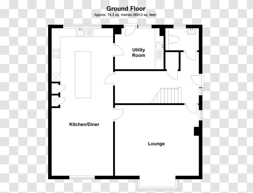 Floor Plan House Storey Garage Bedroom - Area Transparent PNG