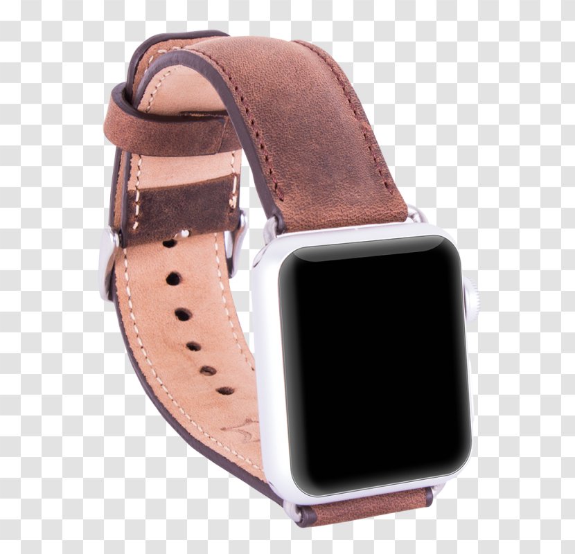 Apple Watch Series 3 Leather Strap Transparent PNG