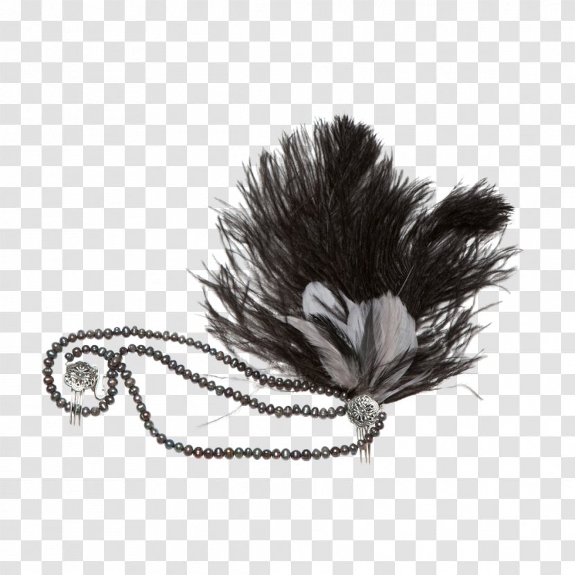 Silver Fox Red Goorin Bros. Fascinator - Black - Bohemian Feather Transparent PNG