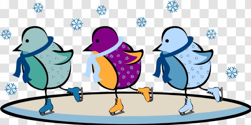 Ice Skating Skate Figure Clip Art - January Cliparts Birthday Transparent PNG