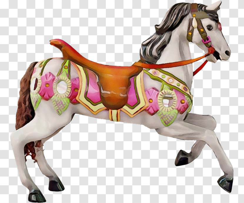 American Paint Horse Mustang Carousel Foal Pony Transparent PNG