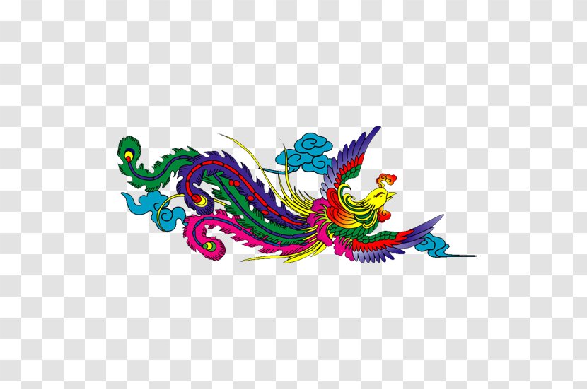 Fenghuang County U767eu9ce5u671du9cf3 Chinese Dragon - Blue And White Pottery - Flower Of The Phoenix Transparent PNG