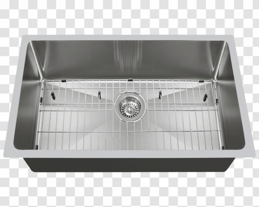 Kitchen Sink MR Direct Stainless Steel Tap - Bowl Transparent PNG