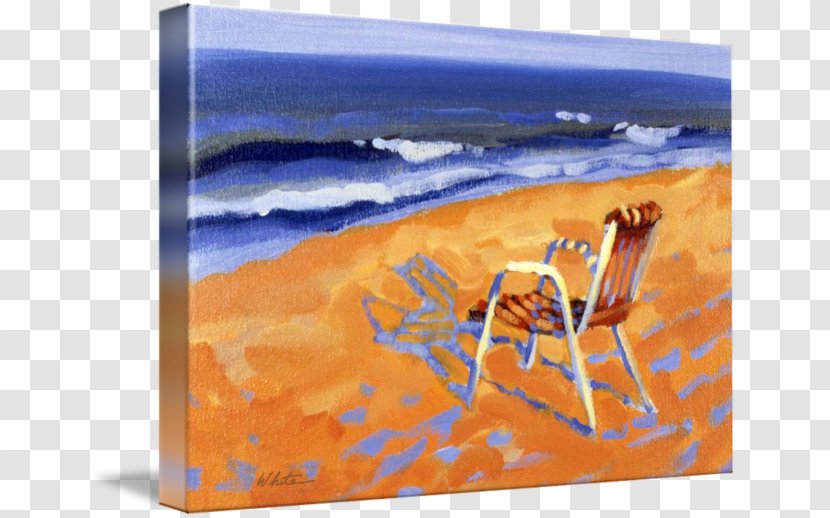 Painting Art Beach Acrylic Paint Gallery Wrap - Umbrella Transparent PNG