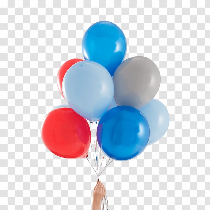 Plain Latex Balloons Thomas Star Foil Balloon Shape - Birthday Bouquet - Happy 4th Of July Blue Transparent PNG
