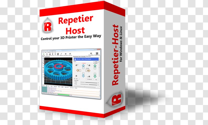 Repetier-Host 3D Printing RepRap Project - Brand - Printer Transparent PNG