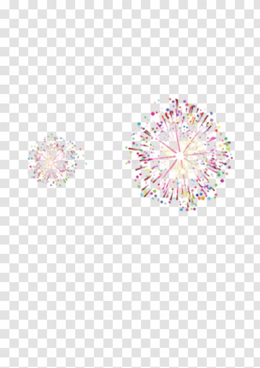 Petal Pattern - Pink - Fireworks Transparent PNG