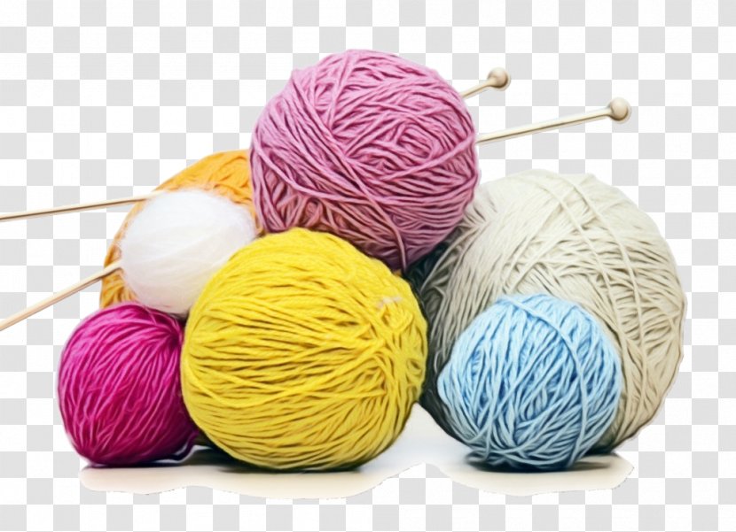 Wool Thread Woolen Textile Turquoise - Twine - Magenta Knitting Transparent PNG