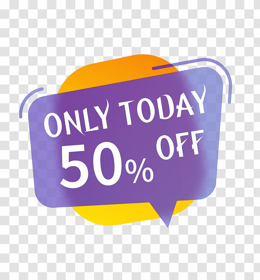 50 Off Sale Only Today Sale Transparent PNG