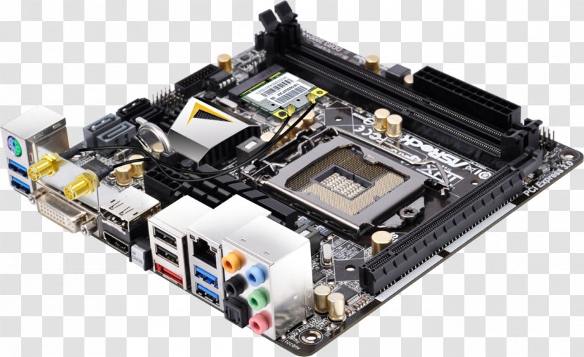 Intel Mini-ITX LGA 1155 Motherboard ASRock - Ddr3 Sdram Transparent PNG