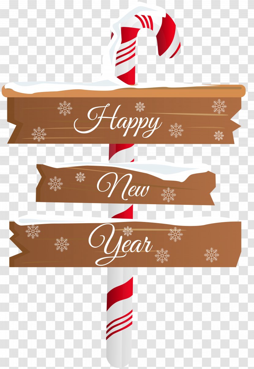 New Year's Day Christmas Clip Art - Year S - Happy Sign Transparent PNG