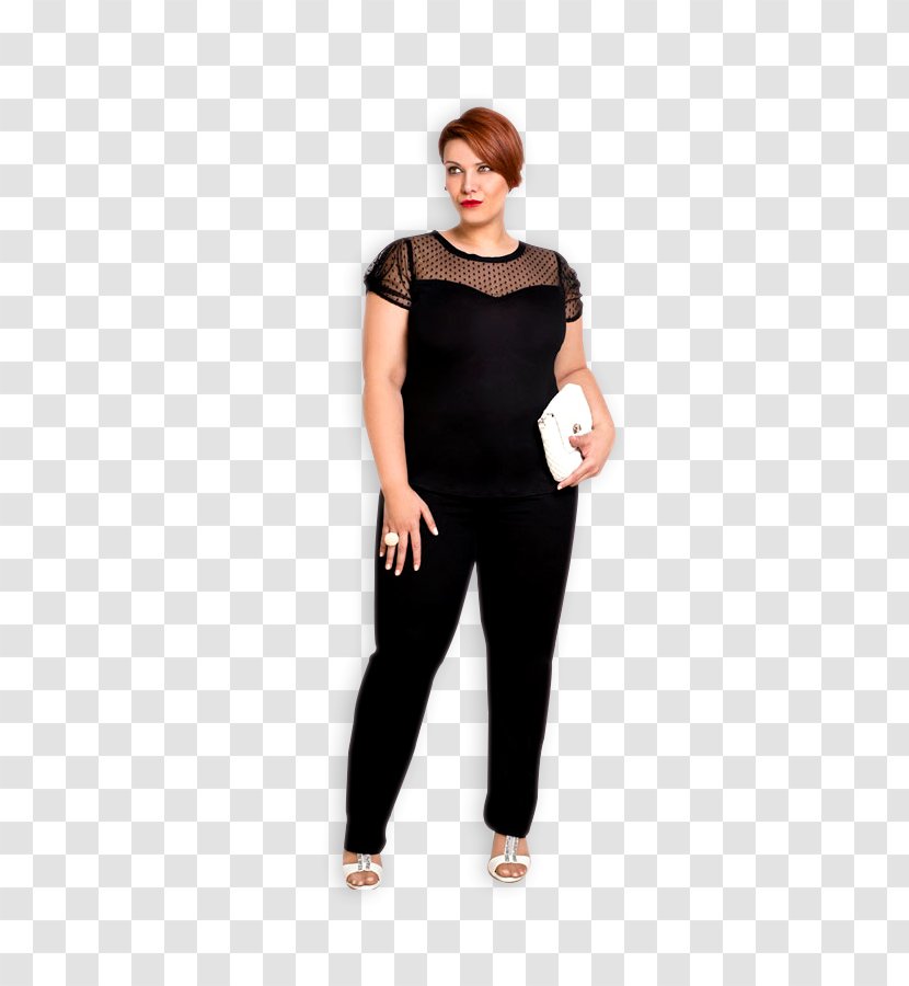 Leggings T-shirt Shoulder Sleeve Waist - Black M Transparent PNG