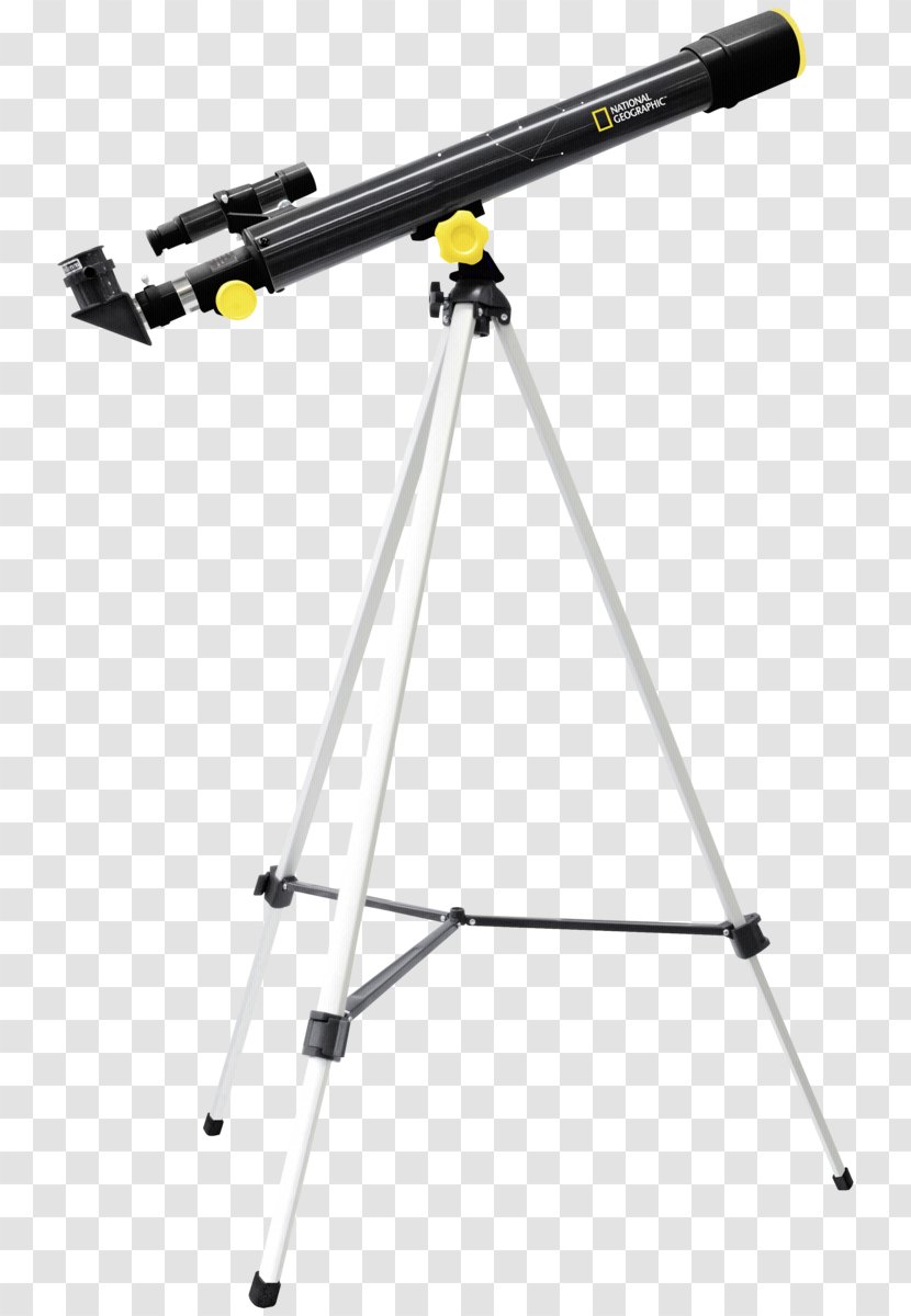 National Geographic Society 50/600 AZ Telescope Refracting Reflecting 76/700 Mm Azimuthal - Yellow - Binoculars Transparent PNG