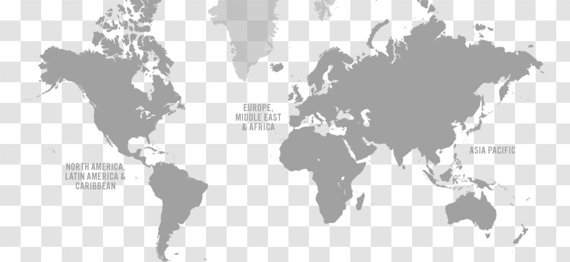 World Map Globe Mercator Projection - Royaltyfree - Latin America Transparent PNG