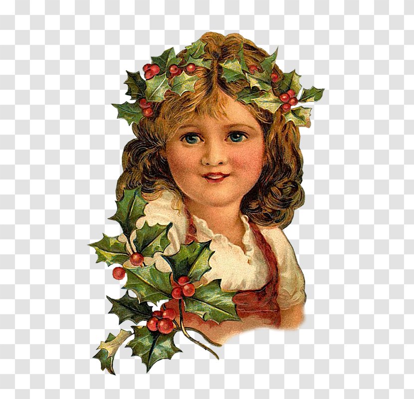 Christmas Wreath Drawing - Greeting Note Cards - Child Model Fictional Character Transparent PNG