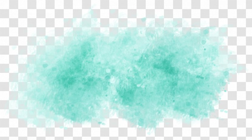 Desktop Wallpaper Computer Sky - Teal - Blue Watercolor Background Transparent PNG