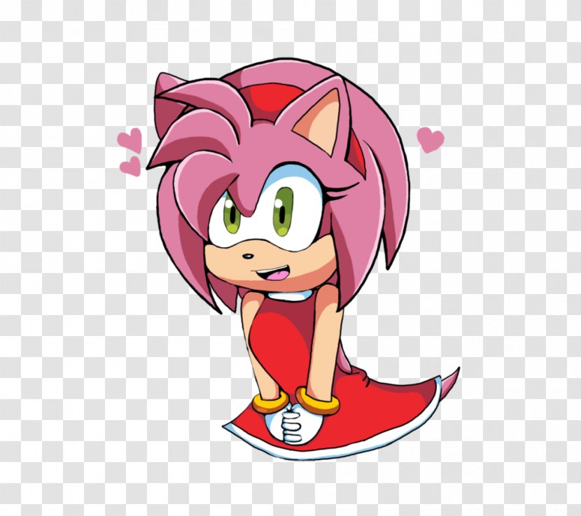 Amy Rose Sonic The Hedgehog DeviantArt Pin - Frame Transparent PNG