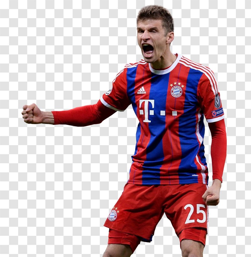 Thomas Müller FC Bayern Munich Soccer Player Germany National Football Team Jersey - Sports Uniform Transparent PNG