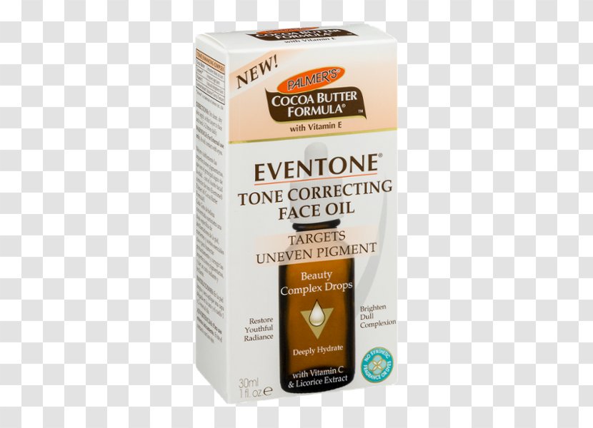 Palmer's Cocoa Butter Formula Eventone Tone Correcting Face Oil Skin Therapy Concentrated Cream - Lotion Transparent PNG