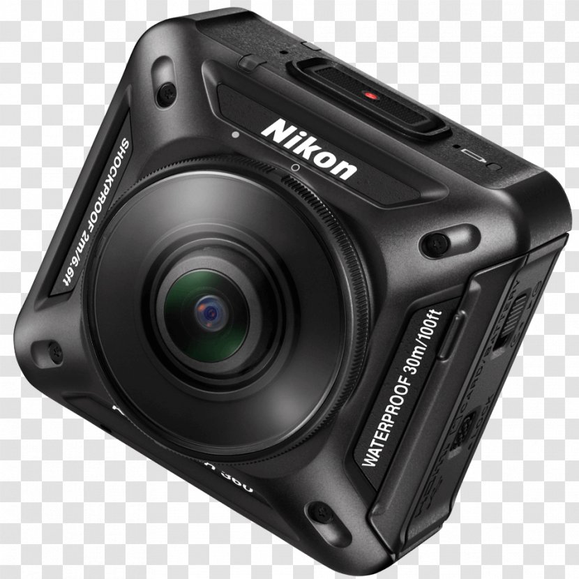 Nikon KeyMission 360 Omnidirectional Camera Immersive Video Action - Lens Transparent PNG