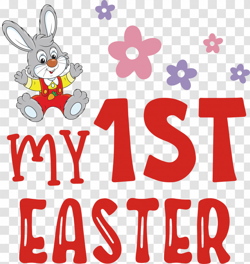 My 1st Easter Easter Bunny Easter Day Transparent PNG