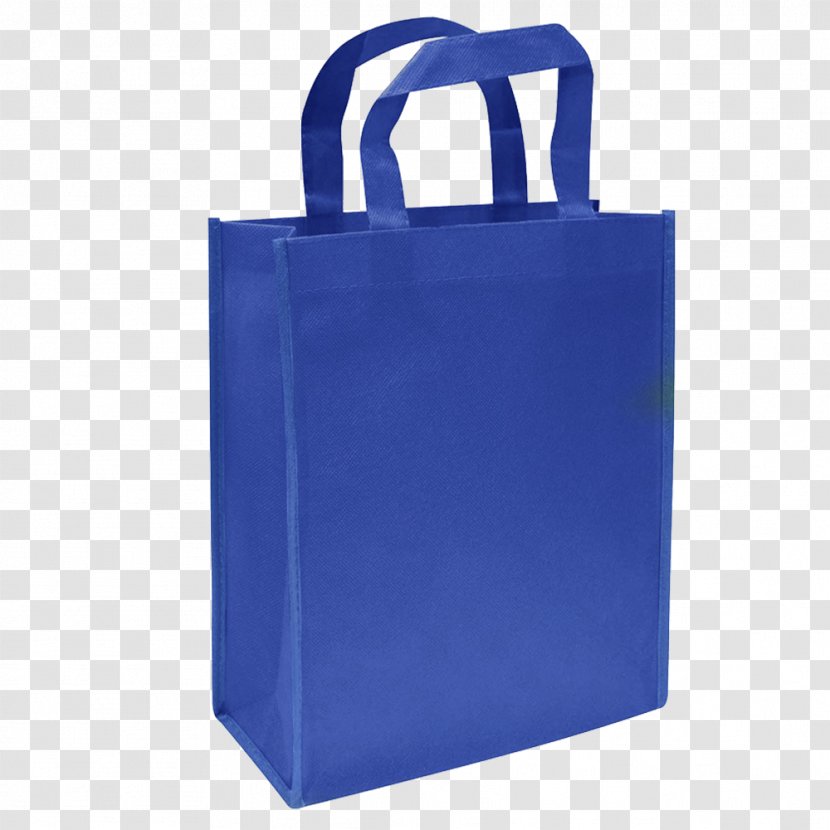 Plastic Bag Bolsa Ecológica Nonwoven Fabric Reusable Shopping - Cobalt Blue Transparent PNG