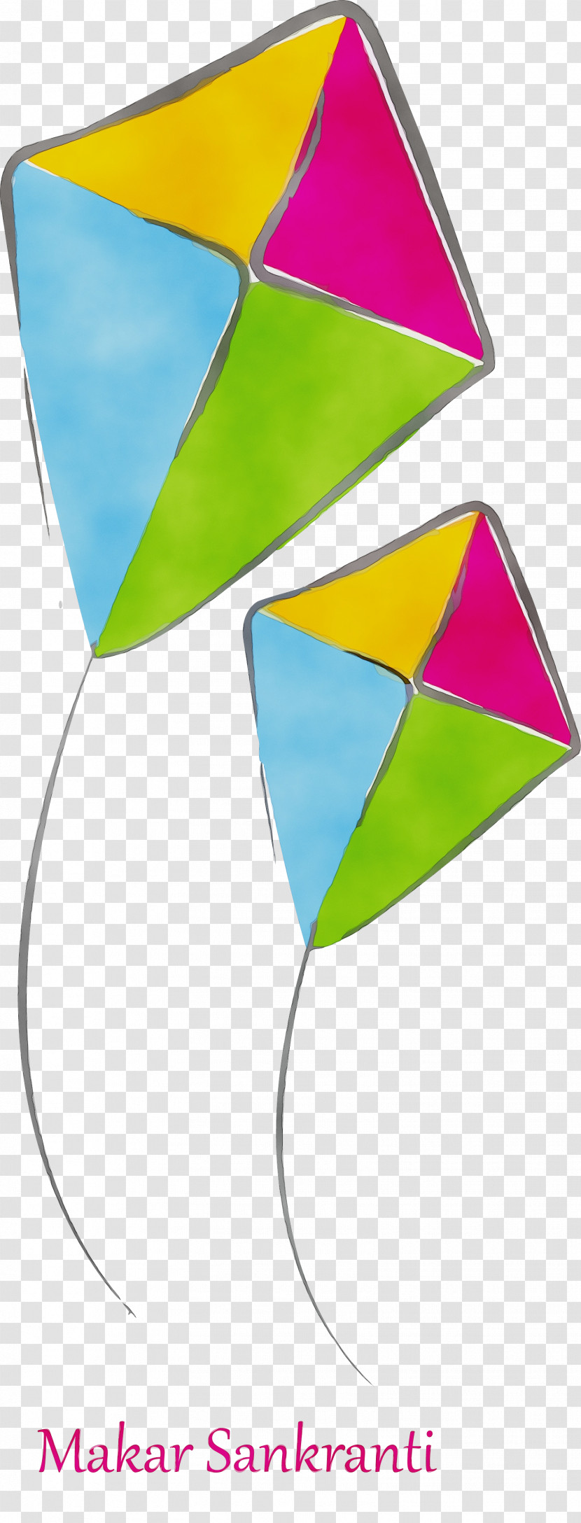 Leaf Line Triangle Paper Wheel Transparent PNG