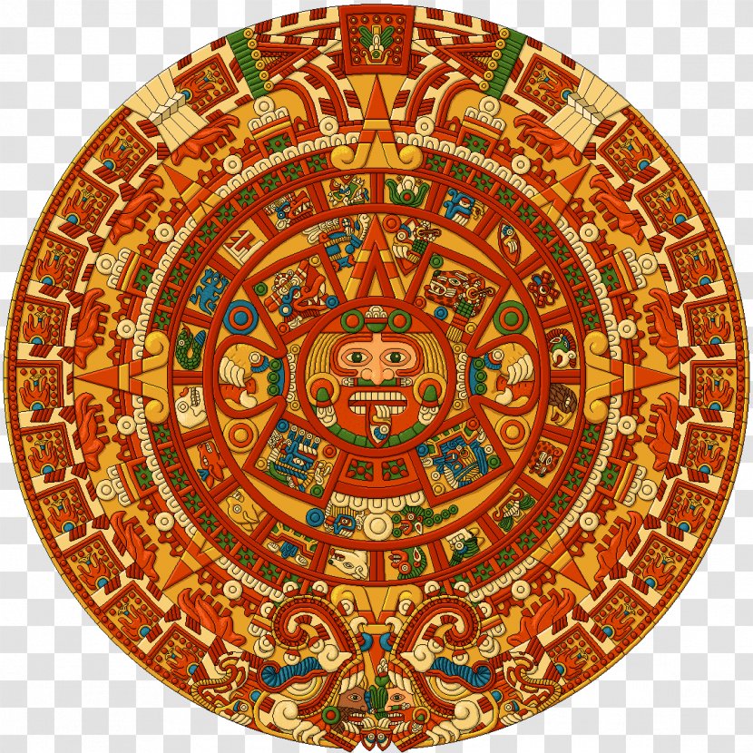 Aztec Calendar Stone Maya Civilization Mesoamerica Transparent PNG