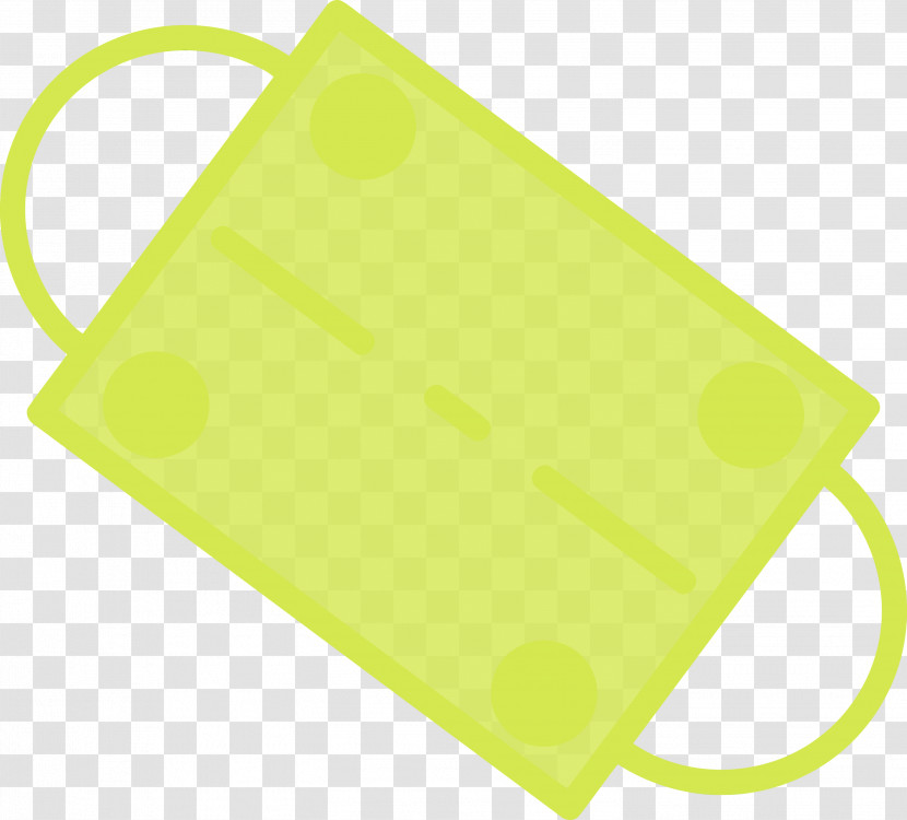Green Yellow Serveware Rectangle Transparent PNG