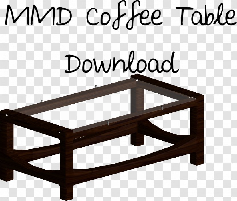 Coffee Tables MikuMikuDance Hatsune Miku - Glass - Table Transparent PNG
