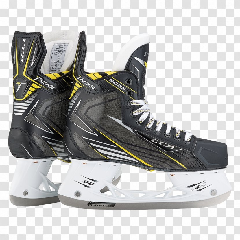 CCM Hockey Ice Skates Junior Sticks Transparent PNG