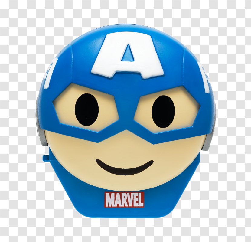 Lip Balm Iron Man Captain America Smackers Emoji - Blue Transparent PNG