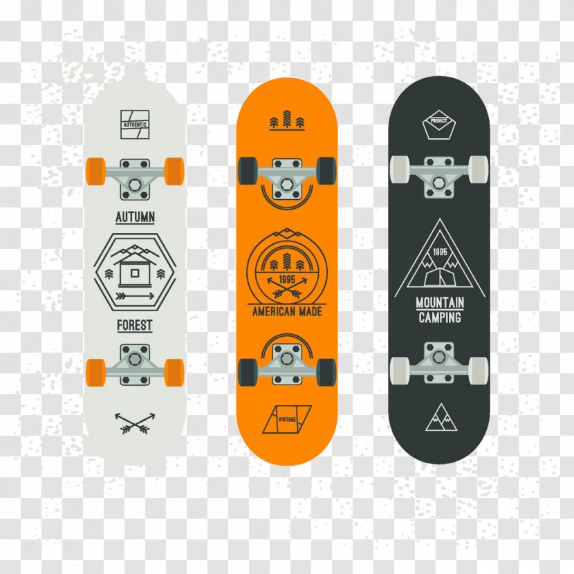 Skateboarding Styles Illustration - Product - Skateboard Collection Figure Transparent PNG