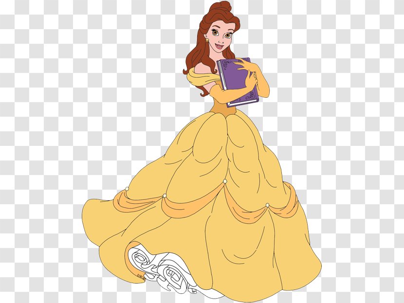 Belle Beauty And The Beast Drawing Disney Princess - Frame - Clip Art Transparent PNG