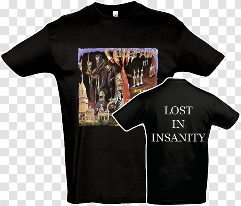 T-shirt Destruction Curse The Gods Live Without Sense Sleeve - Black M Transparent PNG