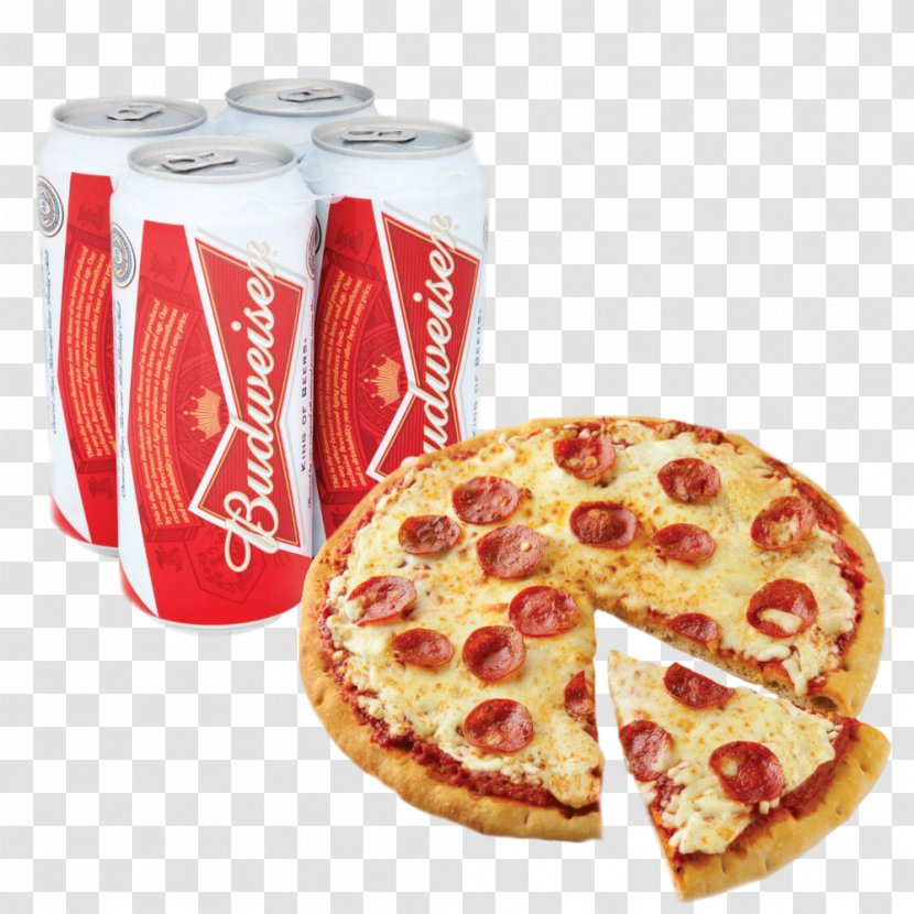 Budweiser Coca-Cola Beer Fizzy Drinks Pizza - Dish Transparent PNG
