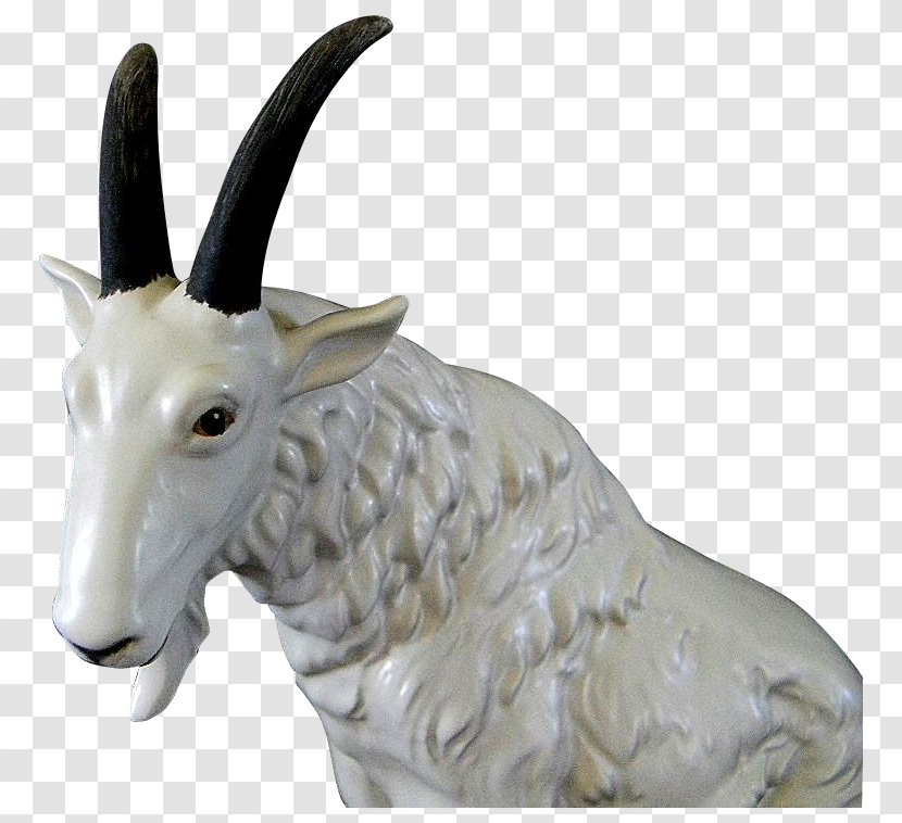 Goat Sheep Cattle Statue Jeffrey Horn - Sculpture Transparent PNG