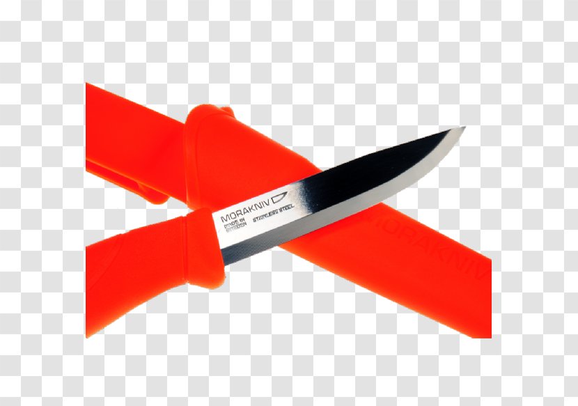 Mora Knife Kitchen Knives Bushcraft - Orange Transparent PNG