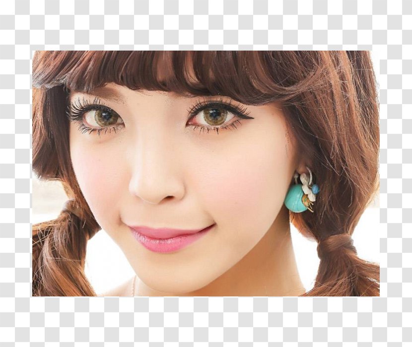 Brown Contact Lenses Circle Lens Base Curve Radius - Eyebrow - Amber Colored Transparent PNG