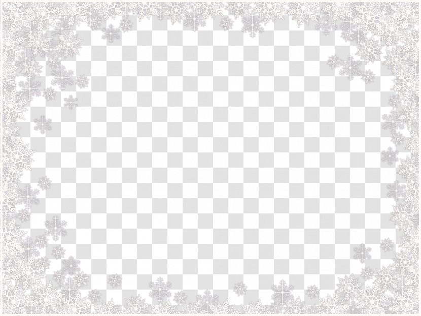 Image File Formats Lossless Compression - Texture - Snowflakes Border Frame Transparent PNG