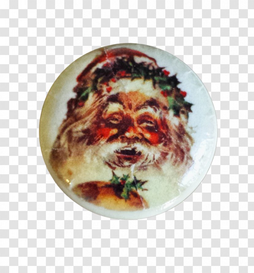 Santa Claus Christmas Ham Ornament Common Holly Transparent PNG